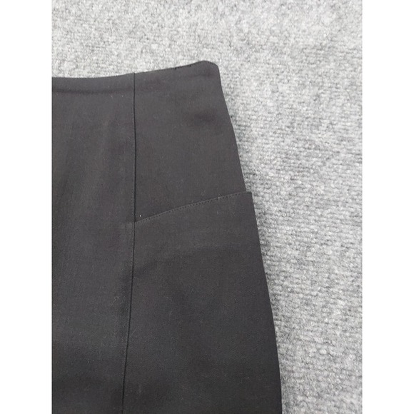 Saks 5th Avenue Wool Skirt Womens 6 Black Pencil Pockets Lined Career Back Zip - Picture 6 of 9